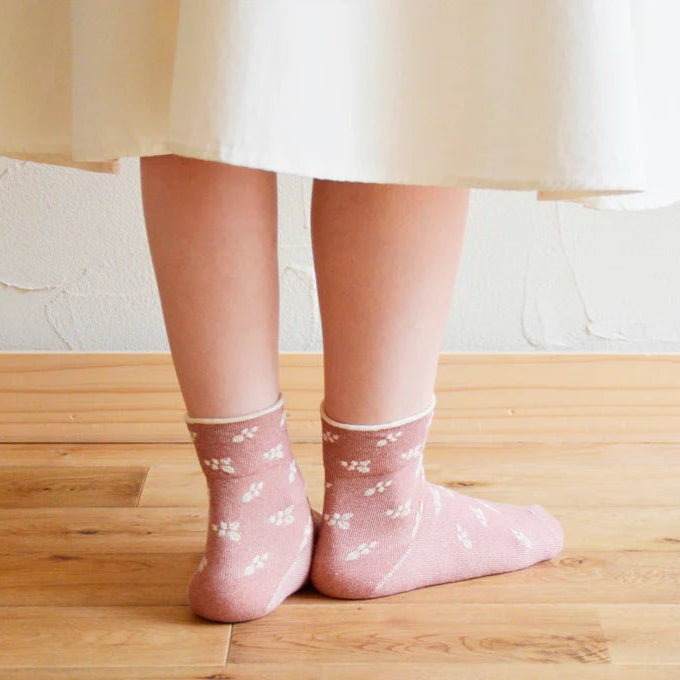 天衣無縫 有機棉柔短襪 (粉紅)│Tenimuhou Organic Cotton Gentle Ankle (Pink)
