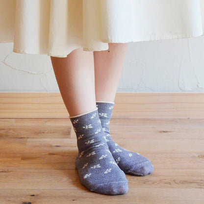 天衣無縫 有機棉柔短襪 (紫色)│Tenimuhou Organic Cotton Gentle Ankle (Purple)
