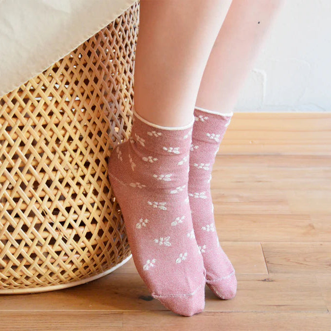 天衣無縫 有機棉柔短襪 (粉紅)│Tenimuhou Organic Cotton Gentle Ankle (Pink)