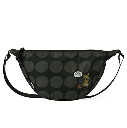 史力奇刺繡半月形斜揹袋 │Snufkin Embroidered Half Moon Crossbody Bag 