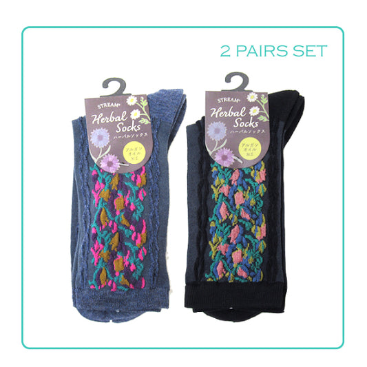 Stream Herbal Socks (2 pairs) │Stream香草園襪子 (2對)