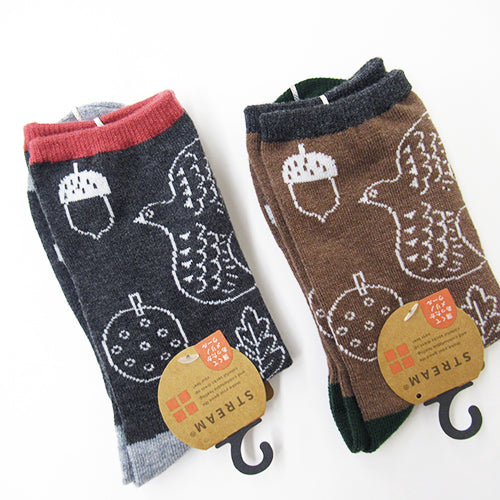 Stream Scandinavian Forest Socks (2 pairs) │Stream 北歐森林襪子 (2對)