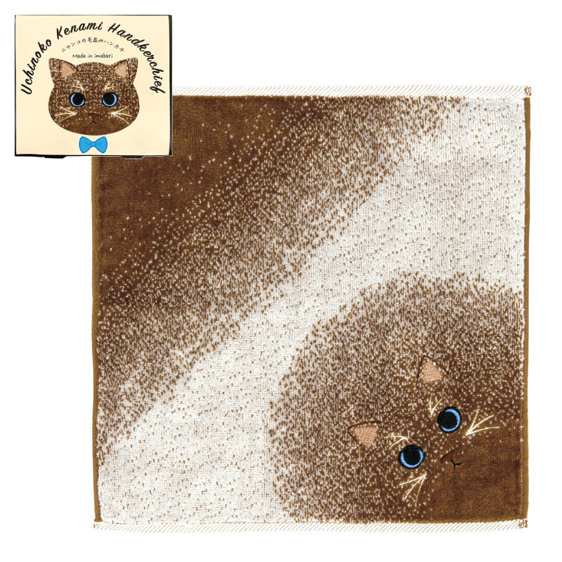 今治貓咪毛感手巾小禮盒 (7款選擇)*Imabari Furry Cat Towel Gift Set (7-option)