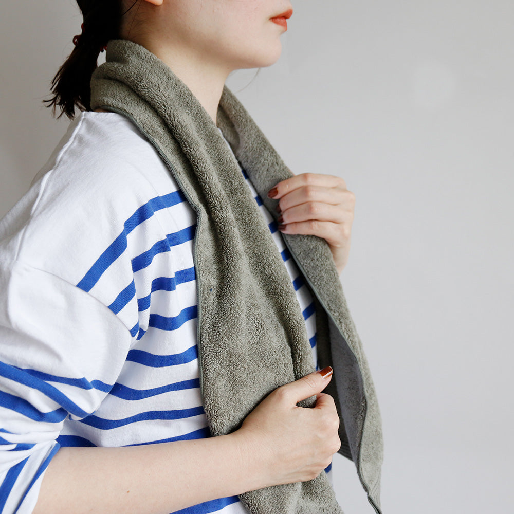日本今治長毛巾 - 灰色│Japan Imabari Long Towel - Grey