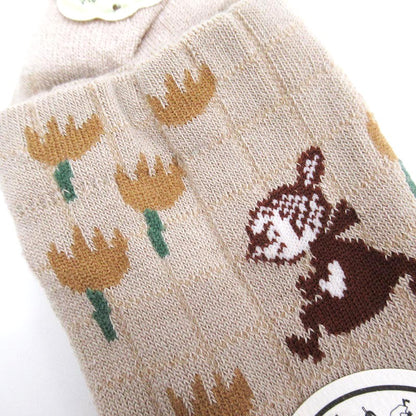 阿美米色短襪│Little My Beige Paper Yarn Socks