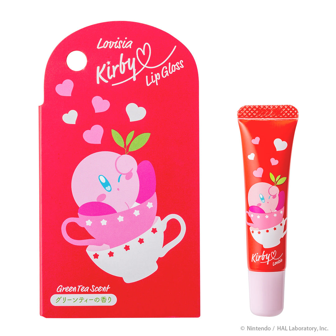 Lovisia x 星之卡比 茶香唇彩 │Lovisia x Kirby Tea-scented Lip Gloss 