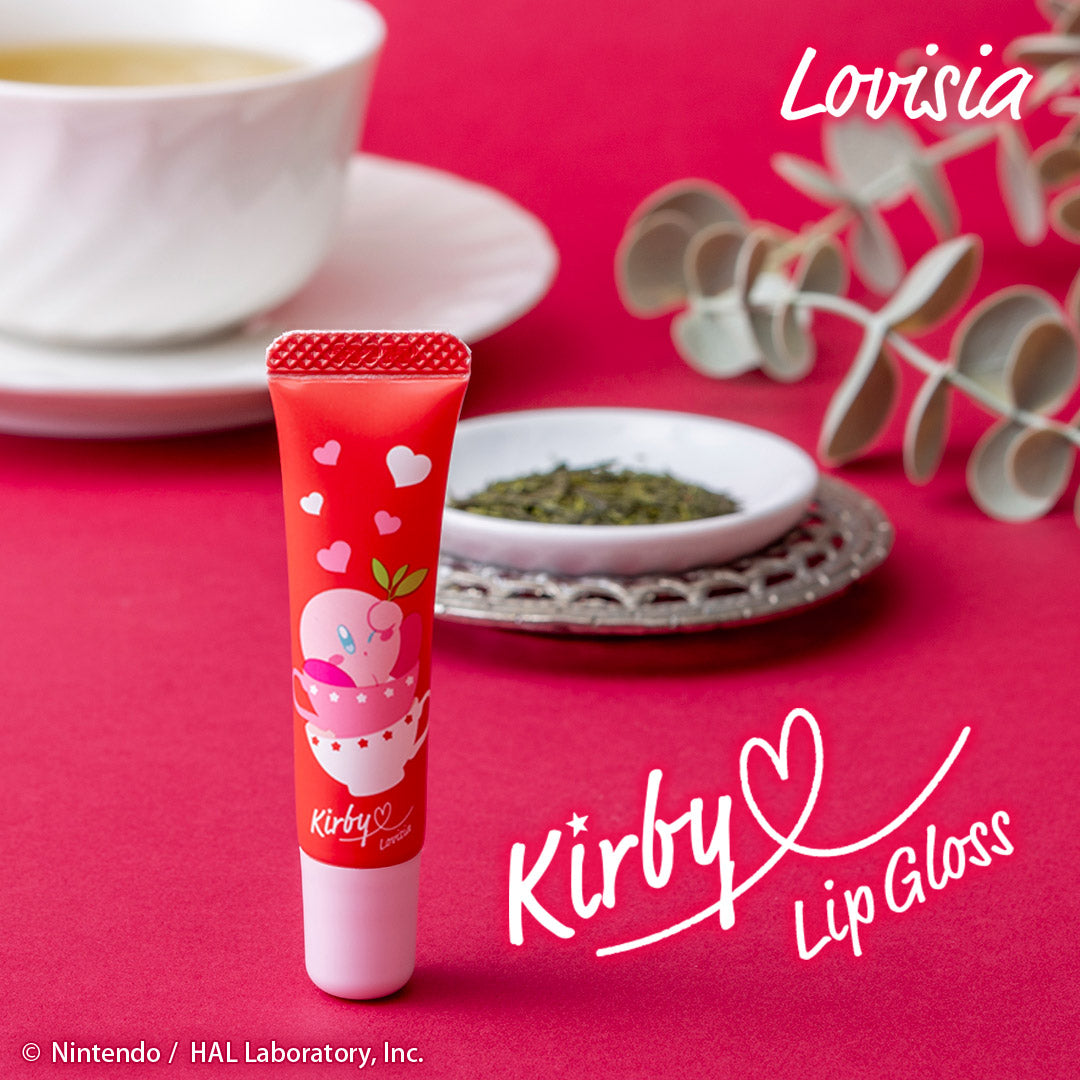 Lovisia x 星之卡比 茶香唇彩 │Lovisia x Kirby Tea-scented Lip Gloss 
