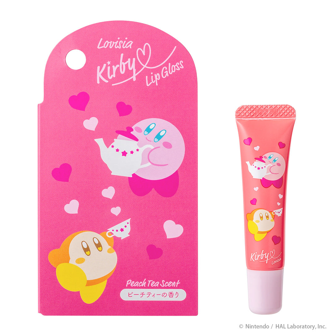 Lovisia x 星之卡比 茶香唇彩 │Lovisia x Kirby Tea-scented Lip Gloss 
