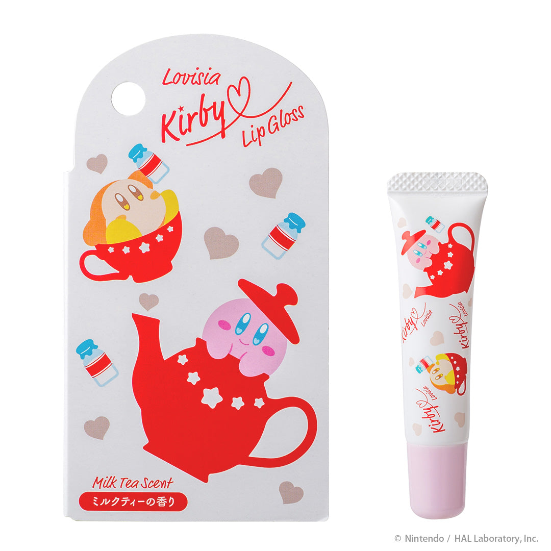 Lovisia x 星之卡比 茶香唇彩 │Lovisia x Kirby Tea-scented Lip Gloss 