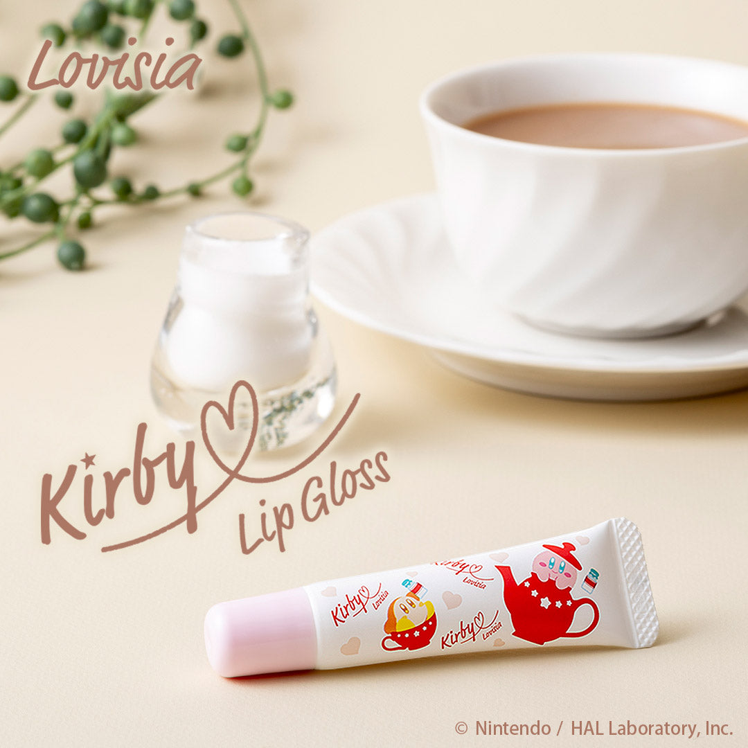 Lovisia x 星之卡比 茶香唇彩 │Lovisia x Kirby Tea-scented Lip Gloss 