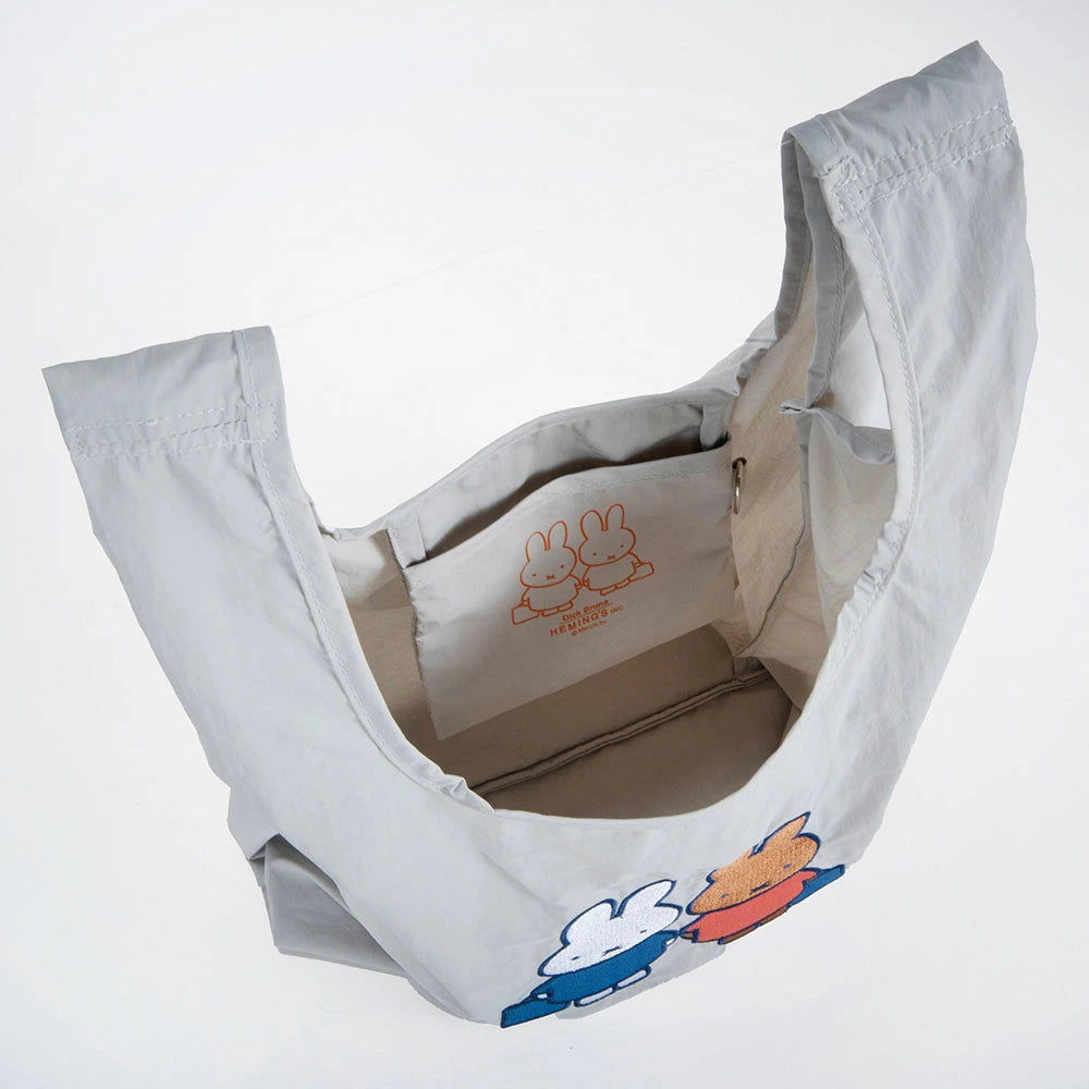 Miffy 刺繡肩背購物袋)│Miffy Shopping Bag with Strap