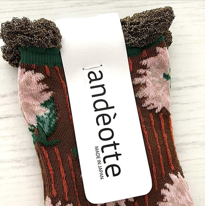 andèotte 高密度編織中筒襪│andèotte High-Gauge Crew Socks 