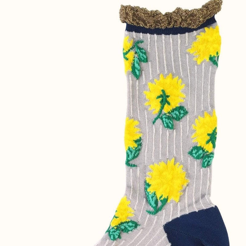 andèotte 高密度編織中筒襪│andèotte High-Gauge Crew Socks 