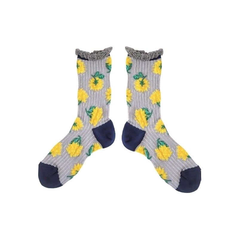 andèotte 高密度編織中筒襪│andèotte High-Gauge Crew Socks 