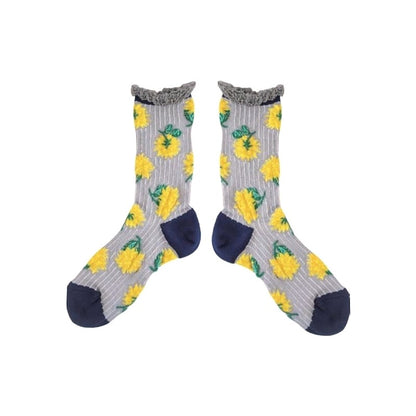 andèotte 高密度編織中筒襪│andèotte High-Gauge Crew Socks 