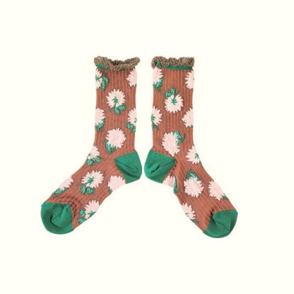 andèotte 高密度編織中筒襪│andèotte High-Gauge Crew Socks 