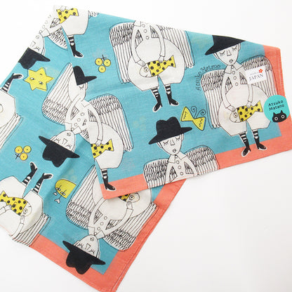 Atsuko Matano 天使與小魚手帕│Atsuko Matano Angel & Fish Handkerchief