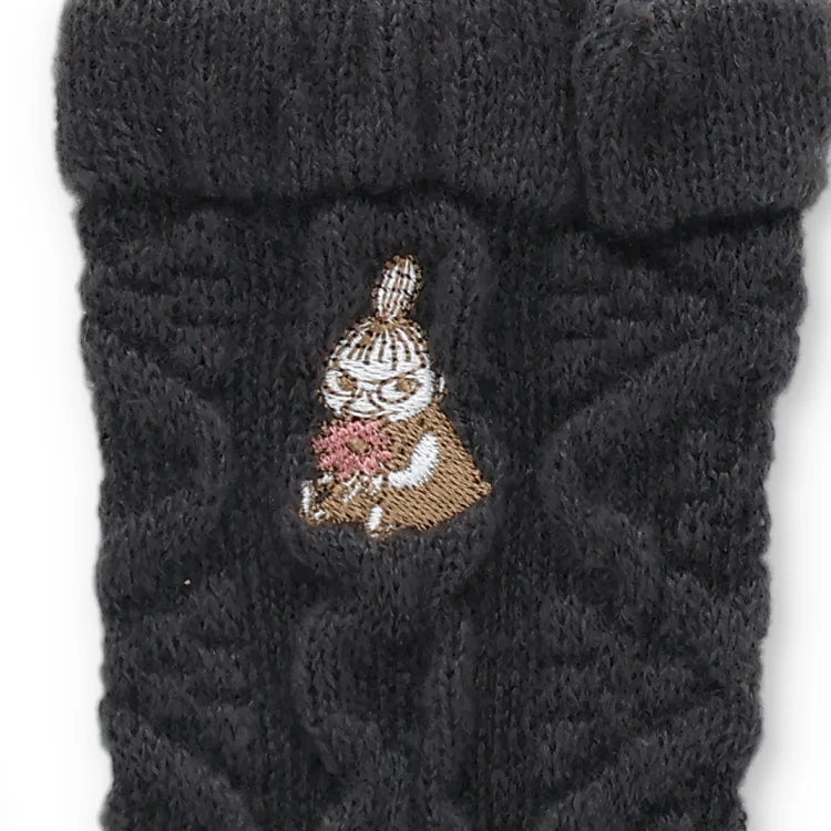 Little My 阿蘭編織保暖襪（深灰色）│Little My Aran Knit Cozy Socks (Dark Grey)