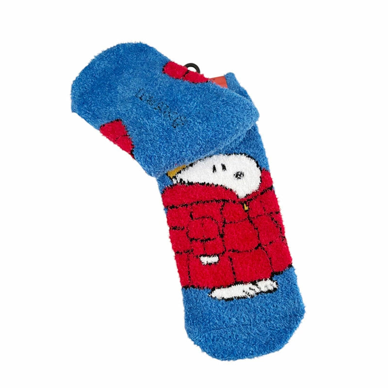史諾比毛茸茸短襪 (大褸)│Snoopy Cozy Fluffy Ankle Socks (Coat)