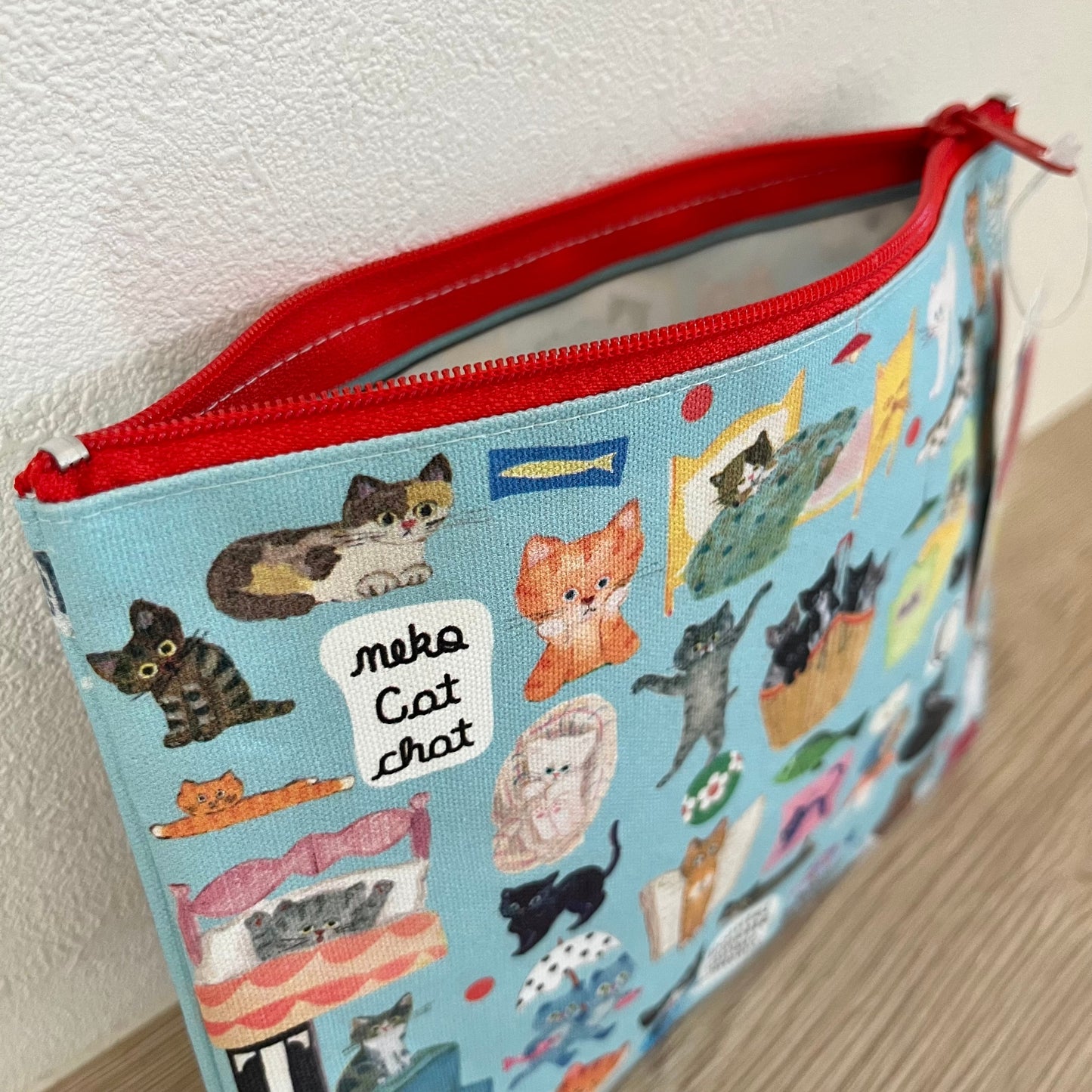 Ecoute! Minette 小貓收納袋│Ecoute! Minette Flat Pouch