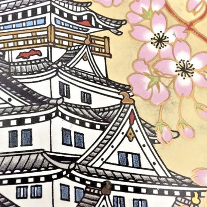 日本製和風印花鍋墊 - 城│Japan Wafu Ceramic Coaster - Castle