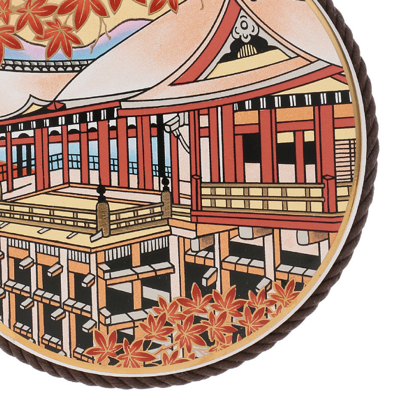 日本製和風印花鍋墊 - 清水寺│Japan Wafu Ceramic Coaster - Kiyomizu-dera