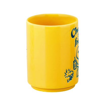 史諾比日式茶杯 (黃色)