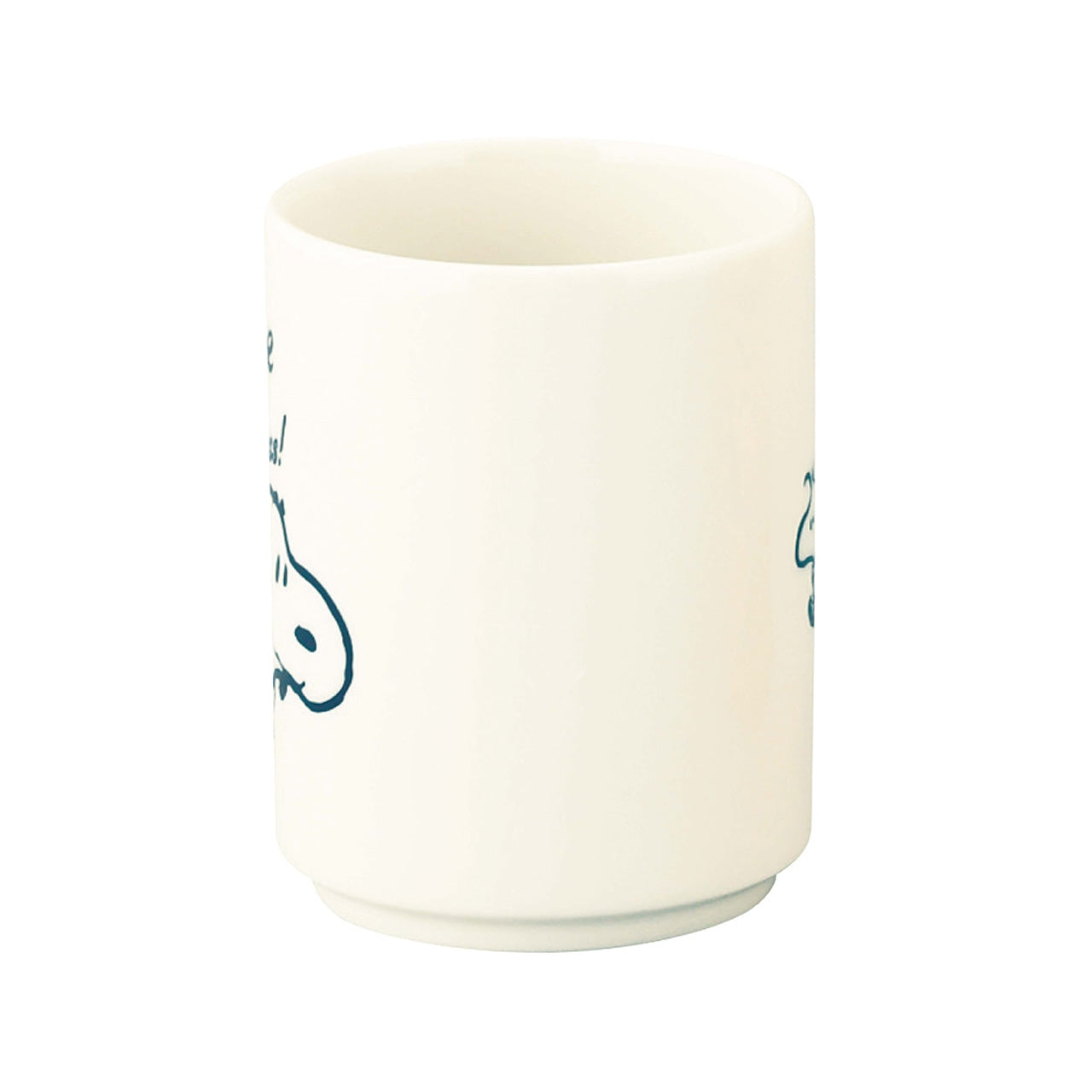 史諾比日式茶杯 (白色)