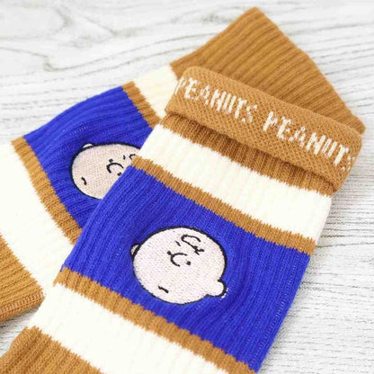 PEANUTS 查理布朗條紋襪│PEANUTS Charlie Brown Color Line Socks
