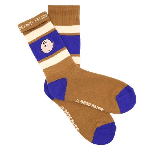 PEANUTS 查理布朗條紋襪│PEANUTS Charlie Brown Color Line Socks