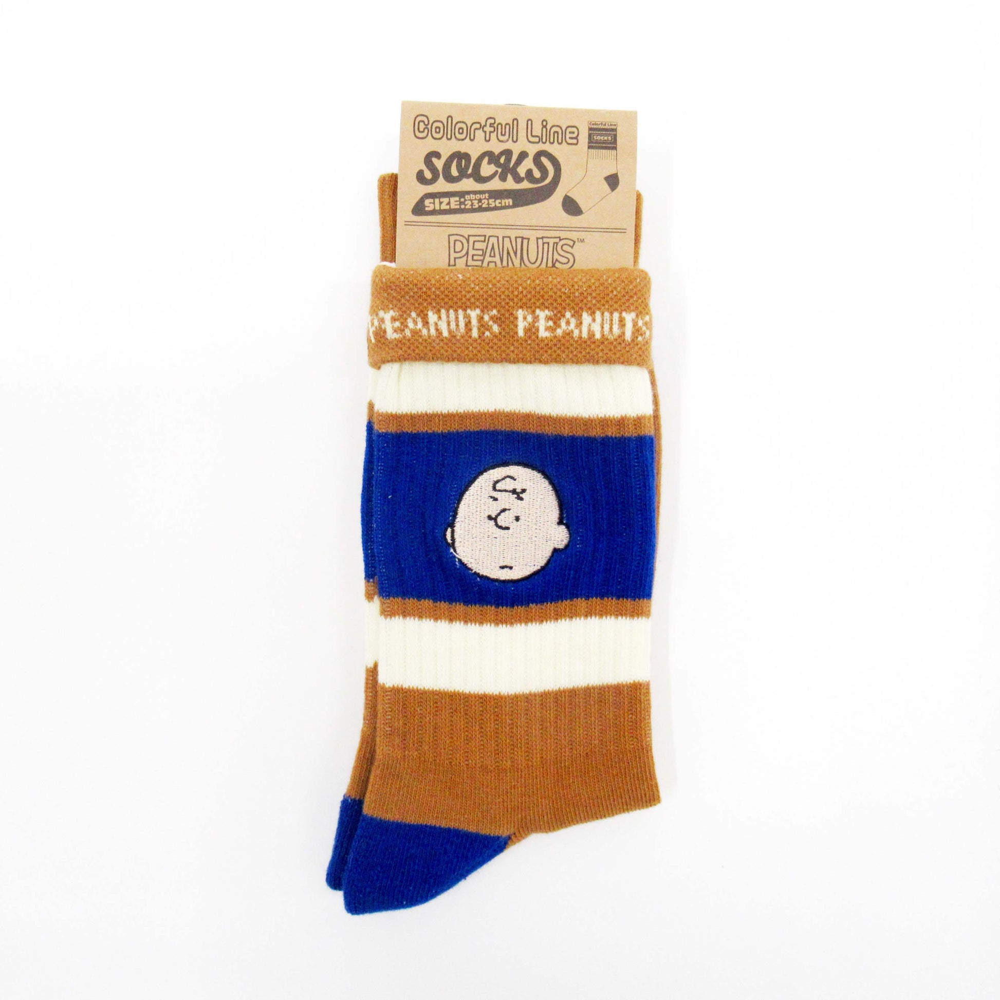 PEANUTS 查理布朗條紋襪│PEANUTS Charlie Brown Color Line Socks