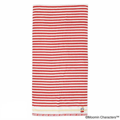 姆明條紋浴巾 - 阿美 │Moomin Striped Bath Towel – Little My
