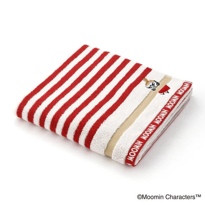 姆明條紋浴巾 - 阿美 │Moomin Striped Bath Towel – Little My