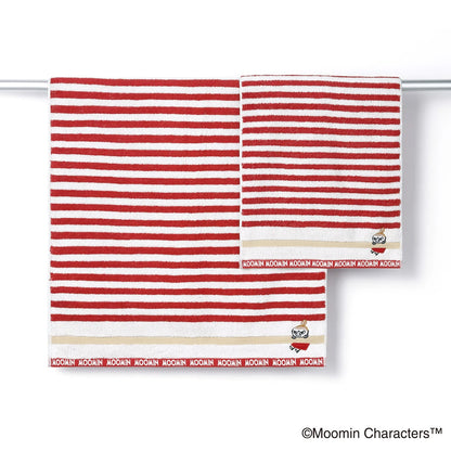 姆明條紋浴巾 - 阿美 │Moomin Striped Bath Towel – Little My