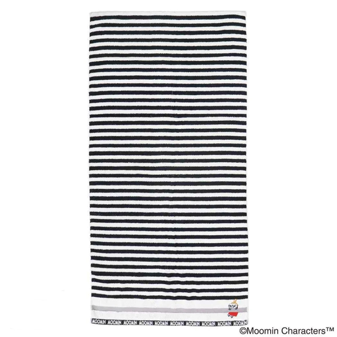 姆明條紋浴巾 - 阿美 │Moomin Striped Bath Towel – Little My