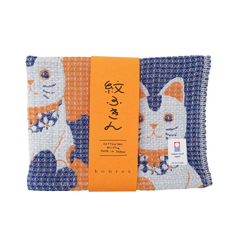 招財貓 日本今治製抹布│Fortune Cat Imabari Kitchen Towel