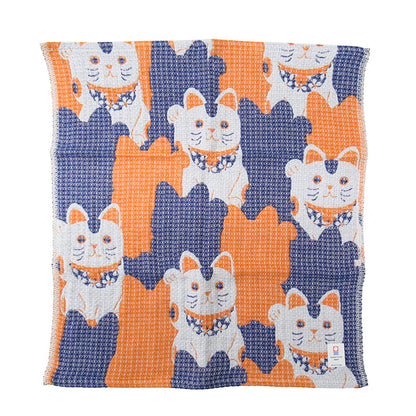 招財貓 日本今治製抹布│Fortune Cat Imabari Kitchen Towel