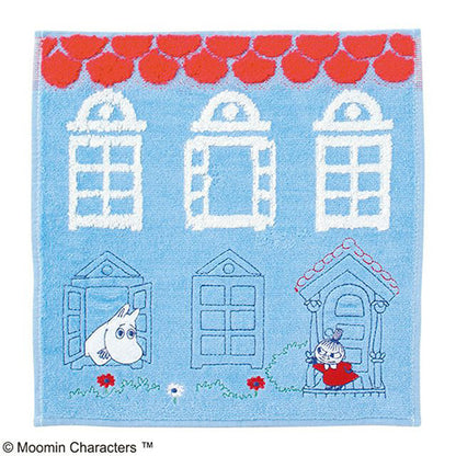 姆明小屋刺繡方巾 - 阿美到訪*Moomin House Embroidery Wash Towel - Little My’s Visit