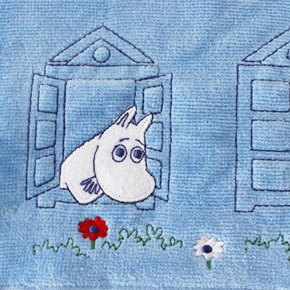 姆明小屋刺繡方巾 - 阿美到訪│Moomin House Embroidery Wash Towel - Little My’s Visit