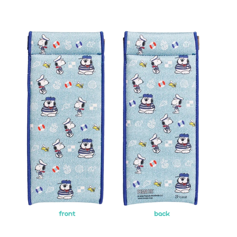 史諾比海軍風彈簧收納袋 │Snoopy Marine Slim Spring Pouch