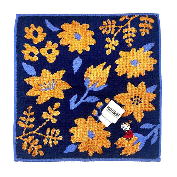 阿美花卉緹花方巾│Little My Floral Jacquard Wash Towel