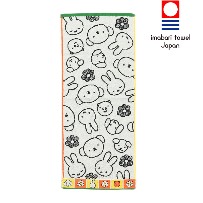 Miffy 小花今治面巾*Miffy Flora Imabari Face Towel