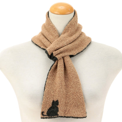日本製雙面貓咪柔軟圍巾│Made in Japan Reversible Soft Cat Scarf