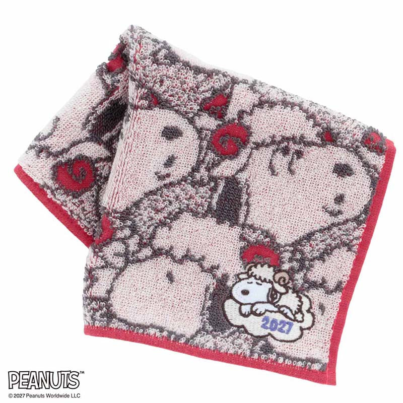 PEANUTS 史諾比羊咩咩方巾│PEANUTS Snoopy Year of the Sheep Wash Towel