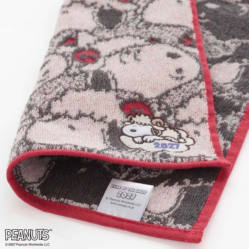 PEANUTS 史諾比羊咩咩方巾│PEANUTS Snoopy Year of the Sheep Wash Towel