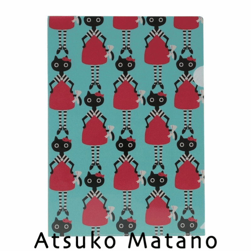 Atsuko Matano日本製A4文件夾 │Atsuko Matano A4 Clear File