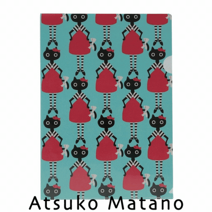 Atsuko Matano日本製A4文件夾 │Atsuko Matano A4 Clear File