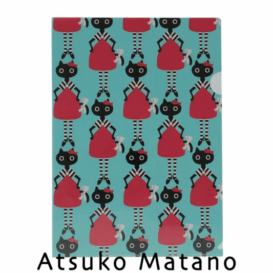Atsuko Matano日本製A4文件夾 │Atsuko Matano A4 Clear File