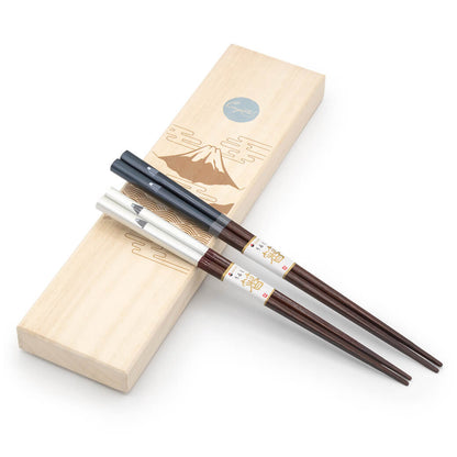 富士山桐盒對筷禮盒│Mt. Fuji Chopsticks Gift Box