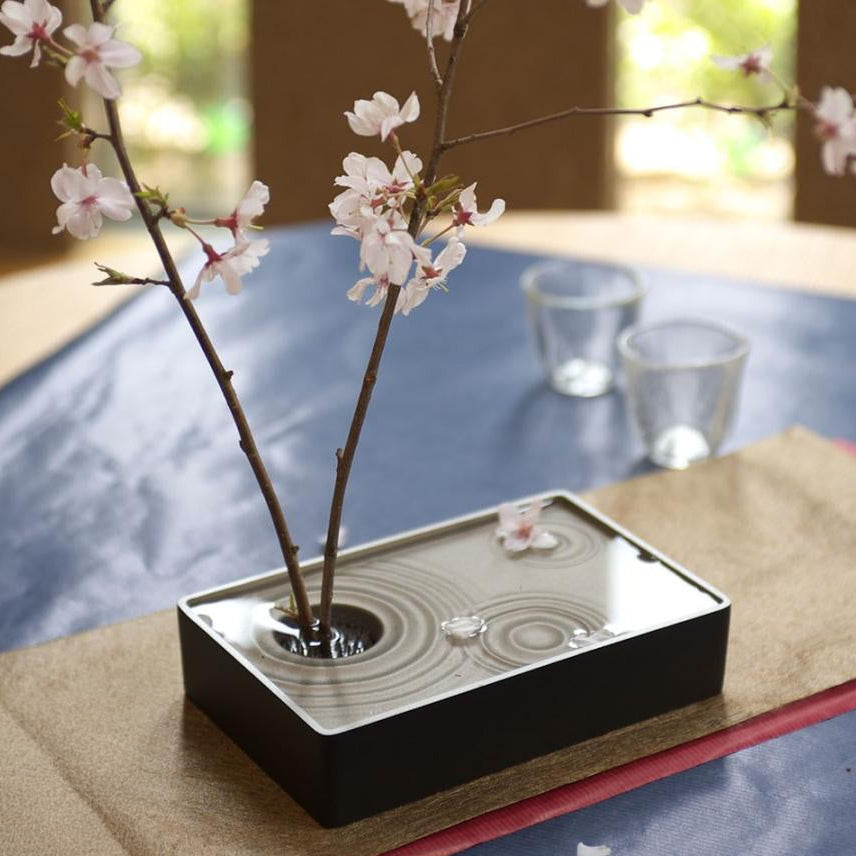 銀雅堂水波紋花器│Gingado Water Ripple Flower Base